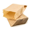 Sacchetto Carta Kraft Millerighe Portapane Neutro - Foghe