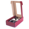 Scatole cartone per bottiglie cantinetta con finestra - Foghe