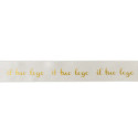 Nastro doppio raso personalizzato con logo 500 mt x 1,5 cm - Foghe