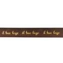 Nastro doppio raso personalizzato con logo 500 mt x 1,5 cm - Foghe