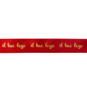 Nastro doppio raso personalizzato con logo 500 mt x 1,5 cm - Foghe