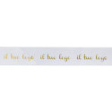 Nastro doppio raso personalizzato con logo 500 mt x 1,5 cm - Foghe