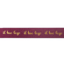 Nastro doppio raso personalizzato con logo 500 mt x 1,5 cm - Foghe