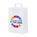 Shopper personalizzate a colori 1-2 lati maniglia piattina - Foghe