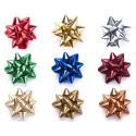 Coccarde Stella Metal Lucide Mix Colori - Foghe
