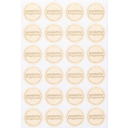 Etichetta Tonda Prodotto Artigianale