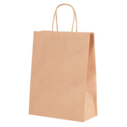Shopper carta sealing con manico cordino naturale - Foghe
