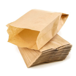 Sacchetto Carta Kraft Millerighe Portapane Neutro - Foghe