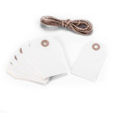 Cartellini Tag Carta Kraft Avorio - Foghe