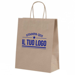Shopper carta sealing personalizzate con logo - Foghe